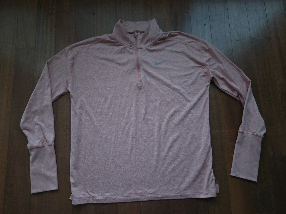 Nike Running Women’s Quarter-Zip Dri Fit Running Pullover Stretch M